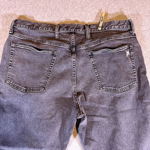 Gap Mens Jeans Black Size 38x34 (38x32) Straight Denim - Picture 12 of 12